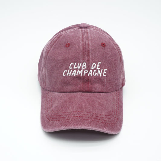 Cap - Burgundy Red